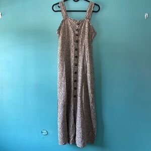 Size S leopard print midi dress